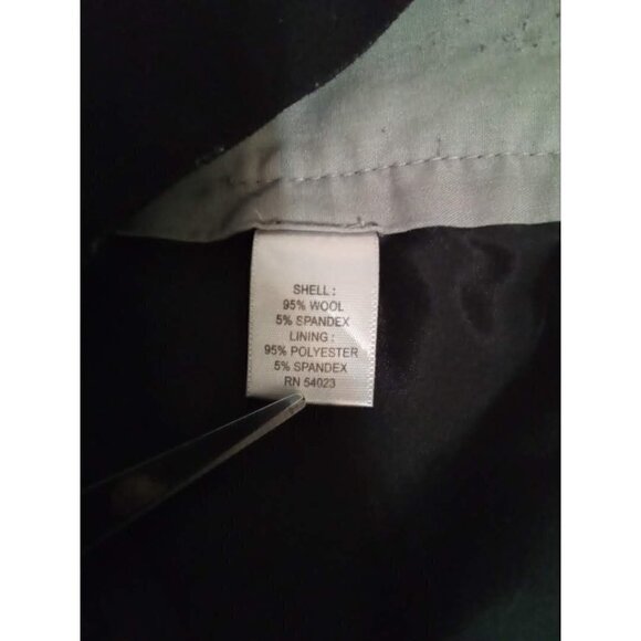 BANANA Republic Logan Fit Wool Blend Stretch Straight Leg Trouser Sz 10L - Picture 6 of 7